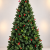Slim Tree With Pe & PVC Leaves Decorated with Berries and Acorns