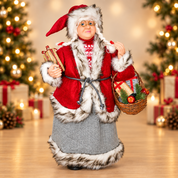 Animated Musical Mrs. Mary Claus – 60cm
