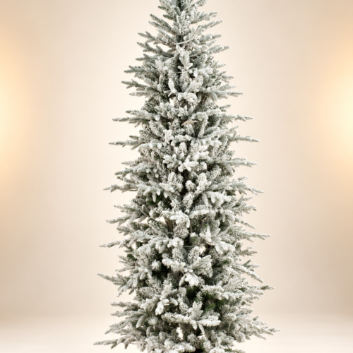 Naeat-slim_snow Slim Snow Tree in Elegant Grey Pot