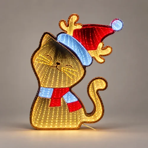 LED Infinity Cat Christmas Light – 40 cm