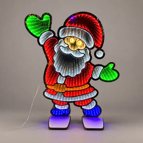 LED Infinity Santa Christmas Light – 58 cm