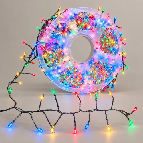 multicolour-micro-led-cluster-christmas-lights-enhanced Micro LED Cluster Christmas Lights – 25 m, 2500 Multicolour LEDs