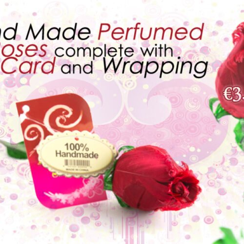 Hand Made Feather Roses