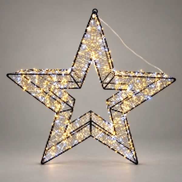 warm-cool-white-metal-led-christmas-star-enhanced Metal LED Christmas Star Light – 38 cm, 800 Warm & Cool White LEDs