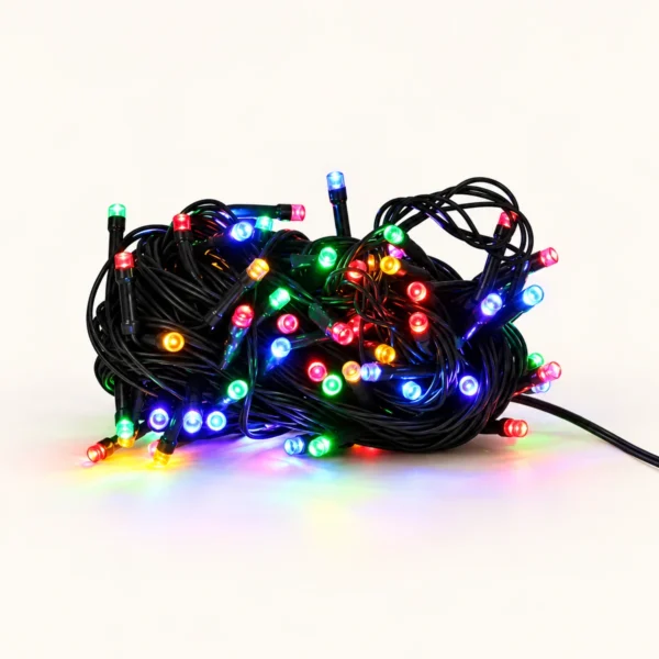 IP44 Multifunction LED Christmas String Lights with Timer – 280 Bulbs