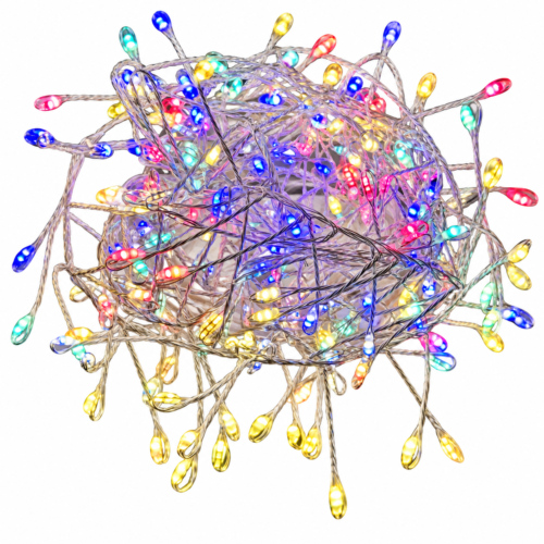 multicolour_led_fairy_light_tangle Remote-Control Dual-Colour Cluster Lights – 300 Bulbs