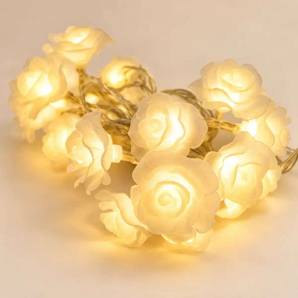 warm-white-rose-christmas-lights Warm White Rose Christmas Lights – 20 Bulbs
